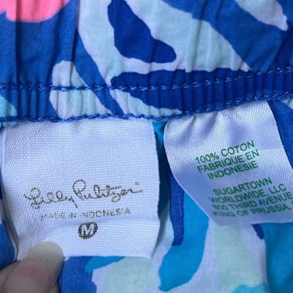Lilly Pulitzer Wade and Sea Lounge Sleep Shorts Women Size Medium - Picture 6 of 6